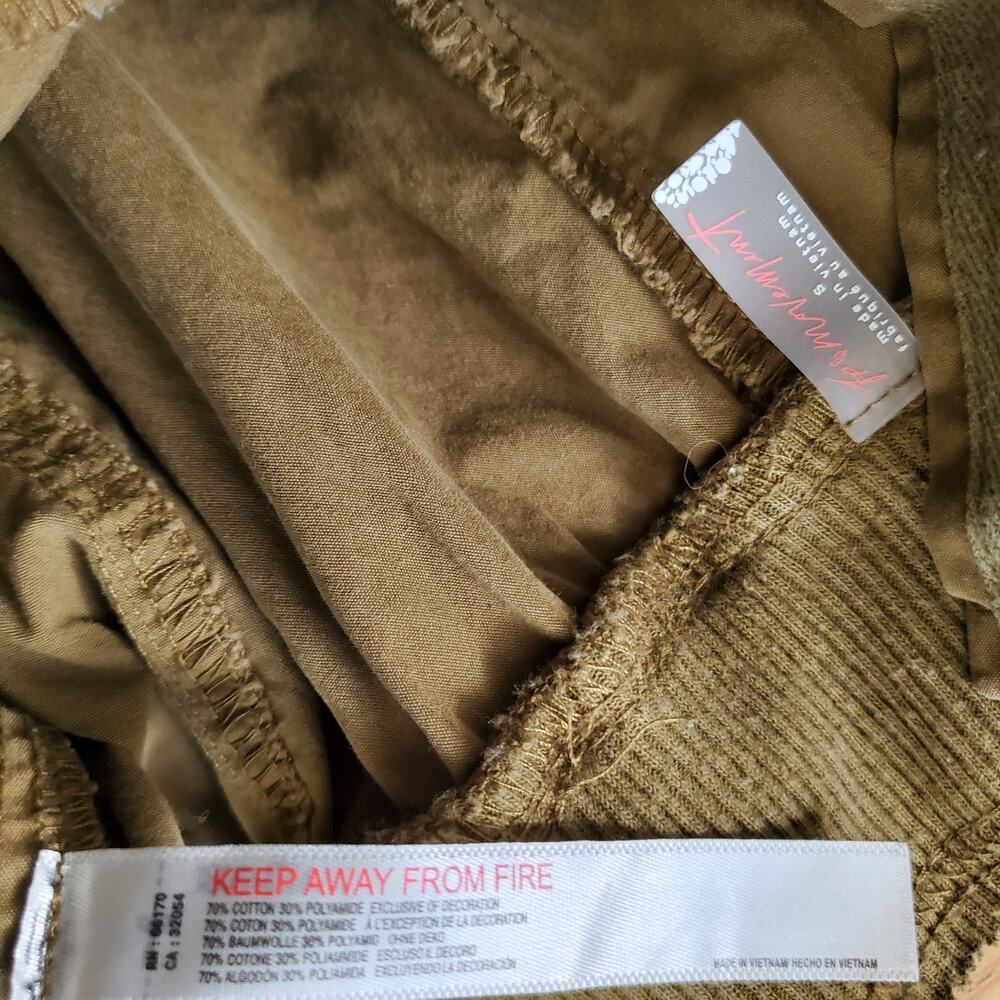 Free People Movement Pants Womens Small Khaki Mesmerize Me Pant Cargo - Picture 13 of 14